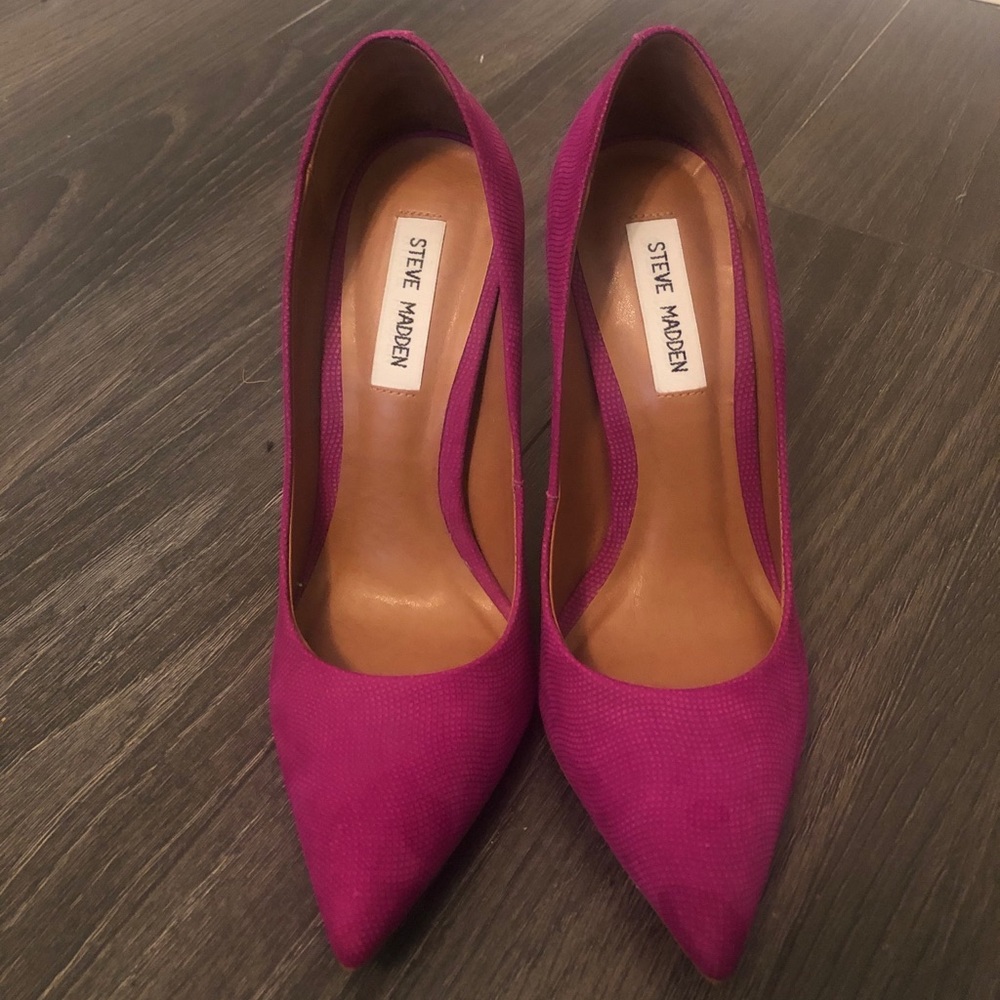 Purpleish Steve Madden Pumps
